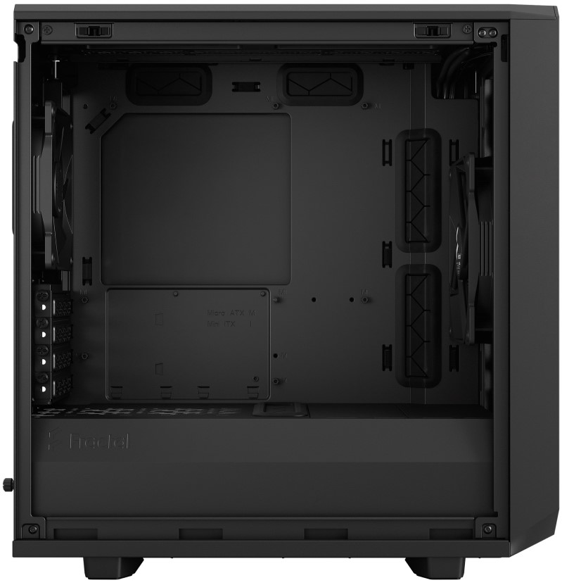 

Корпус mATX Fractal Design Meshify 2 Mini Black TG dark tint FD-C-MES2M-01 черный, без БП, стенка из закаленного стекла, USB 3.1 Gen 2 Type-C, 2*USB 3, Meshify 2 Mini Black TG dark tint