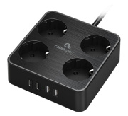 фото Сетевой фильтр Cablexpert PLT-4-C2U2-B-2