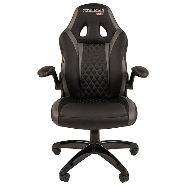 

Кресло Chairman game 15 7069666 экопремиум черный/серый н.п., game 15