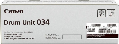 

Блок фотобарабана Canon Drum Unit C-EXV034BK 9458B001 черный, для Canon iR C1225/C1225iF (32500 стр), Drum Unit C-EXV034BK