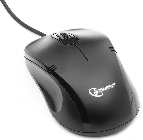 

Мышь Gembird MOP-100 черная, 1000dpi, USB, 3 кнопки, MOP-100