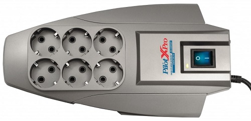 

Сетевой фильтр ZIS Pilot X-Pro 5 м, 6р + защита по напряжению 841506 (1000458281), Pilot X-Pro