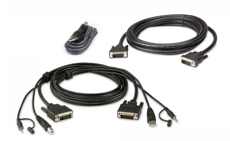 

Комплект Aten 2L-7D02UDX3 2L-7D02UDX2 кабелей USB, DVI-D Dual Link, Dual Display для защищенного KVM-переключателя (1.8м), 2L-7D02UDX3