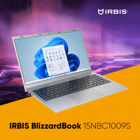 фото Ноутбук  Irbis Blizzard в Волгограде 15.6 ", Ryzen 7, 16 Гб RAM, 512 Гб SSD, Radeon Graphics, Серебристый