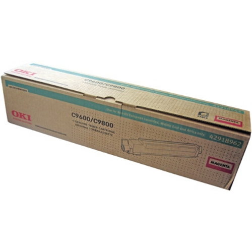 

Картридж OKI 42918962 для C9600/9800/9650/9850/9800MFP/9850MFP, 15,000 стр. A4 розовый (42918914), 42918962