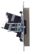фото Розетка компьютерная IEK BR-K10-1-K37