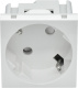 фото Розетка с заземлением IEK PR-KK40D-RSZH-2-2-45-K01 в Уфе