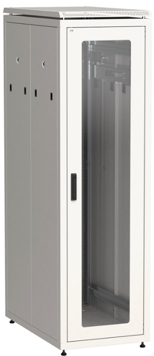 

Шкаф напольный 19", 42U ITK LN35-42U81-GM LINEA N 42U 800х1000мм стеклянная передняя дверь, задняя металлическая, серый, LN35-42U81-GM