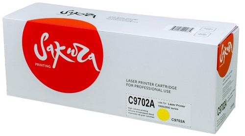 

Картридж Sakura SAC9702A для HP Color LaserJet 1500/2500 series, желтый, 4000 к., SAC9702A