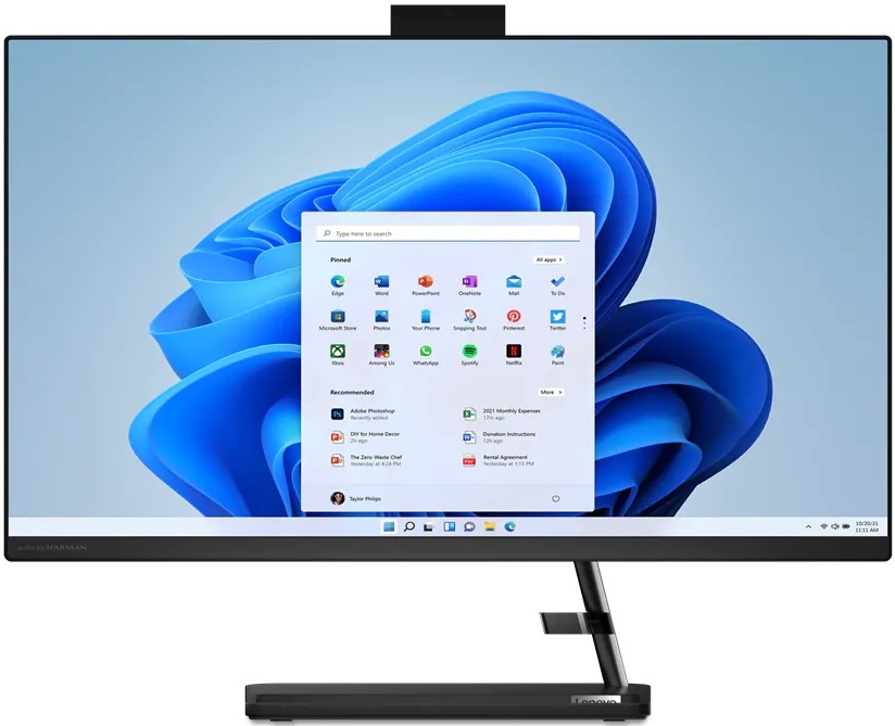 

Моноблок 27'' Lenovo IdeaCentre AIO 3 27IAP7 F0GJ00PVRU i5-12450H/16GB/512GB SSD/UHD Graphics/1920x1080/IPS/noDVD/cam/BT/WiFi/USB kbd/USB mouse/noOS/b, IdeaCentre AIO 3 27IAP7