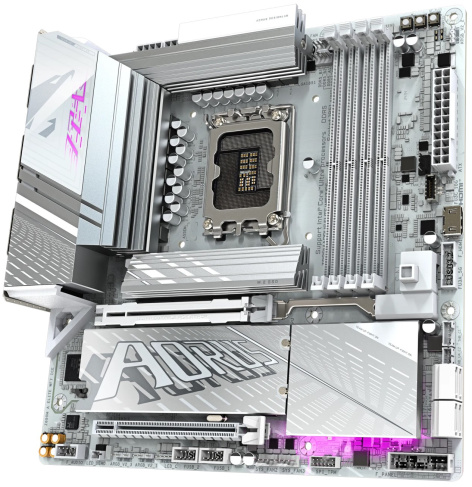 фото Материнская плата mATX GIGABYTE Z890M AORUS ELITE WIFI7 ICE в Уфе