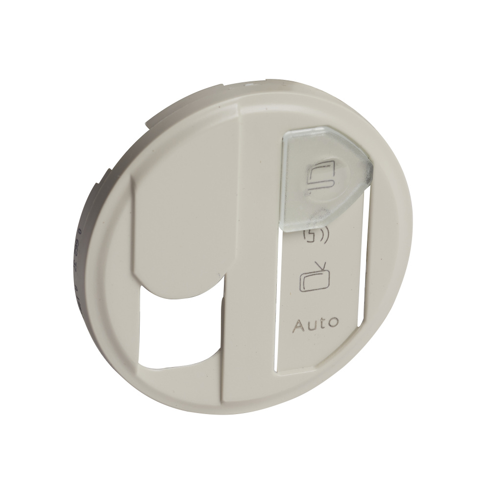 

Панель лицевая Legrand 066237 Celiane - для розетки RJ 45 STP категория 6 с этикеткой 067396, слоновая кость, 066237