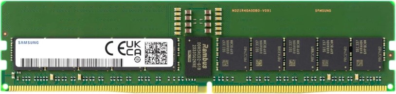

Модуль памяти DDR5 32GB Samsung M321R4GA0PB0-CWM PC5-44800 5600MHz CL40 1.1V ECC REG, M321R4GA0PB0-CWM