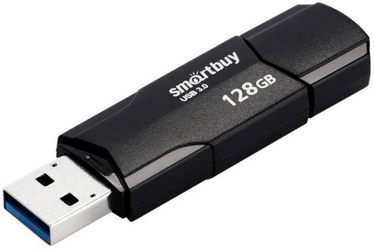 

Накопитель USB 3.1 128GB SmartBuy SB128GBCLU-K3 Clue series, чёрный, SB128GBCLU-K3