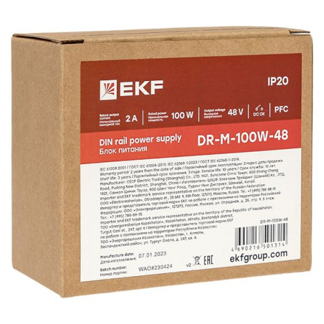фото Блок питания  EKF DR-M-100W-48 в Красноярске