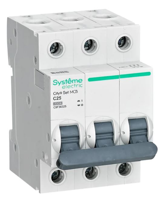 

Автоматический выключатель Systeme Electric C9F36332 City9 Set С 32А 3P 6kA 400В, C9F36332