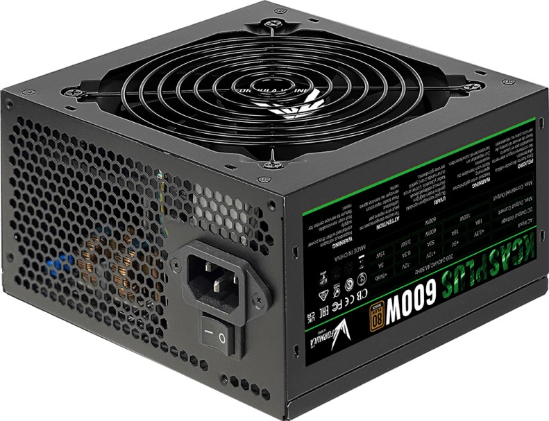 

Блок питания ATX No name Formula KCAS-600 PLUS 600W 80Plus bronze (24+4+4pin) APFC 120mm fan 7xSATA RTL, Formula KCAS-600 PLUS