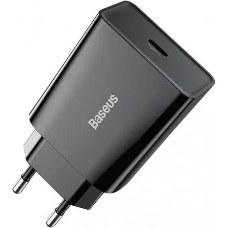 

Зарядное устройство сетевое Baseus CCFS-SN01 Speed Mini Quick Charger USB-C 20W Black, CCFS-SN01