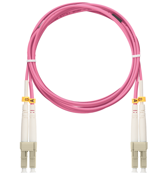 

Патч-корд волоконно-оптический NIKOMAX NMF-PC2M4C2-LCU-LCU-002 duplex LC/UPC-LC/UPC, MM 50/125мкм, стандарта ОM4 LSZH нг(A)-HFLTx, 2мм, маджента, 2м, NMF-PC2M4C2-LCU-LCU-002