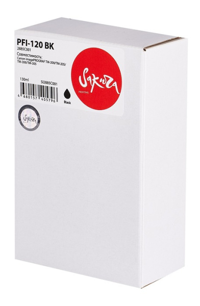 фото Картридж струйный Sakura 2885C001 (PFI-120 BK) в Уфе