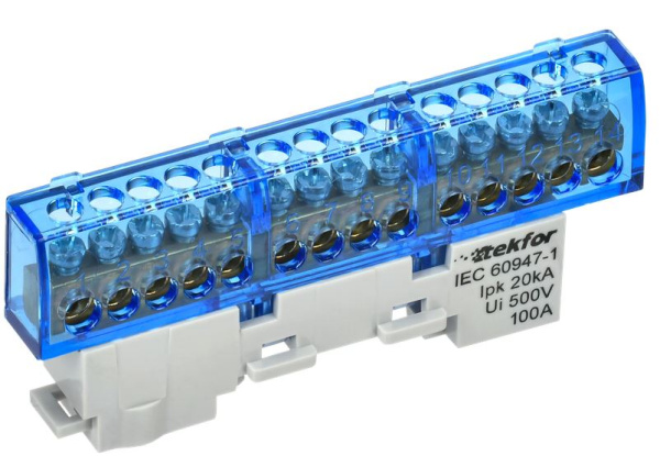 Изображение товара Шина N "ноль" IEK TF-NN10-14-DL-K07