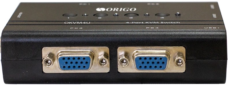 

Переключатель KVM ORIGO OKVM4U/A1A 4-портовый с портами VGA и USB, OKVM4U/A1A