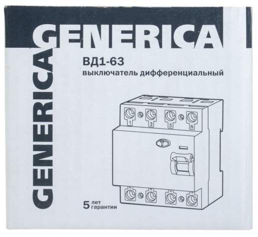 фото УЗО  GENERICA MDV15-4-050-030 в Санкт-Петербургe