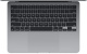 фото Ноутбук  Apple MacBook Air 13 (2024) в Омске 13.6 ", M, 16 Гб RAM, 256 Гб SSD, M3 10-core GPU, Серый космос