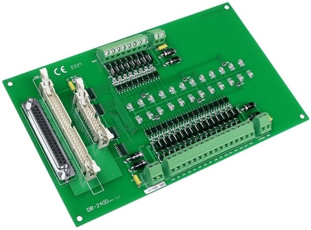 

Плата ICP DAS DB-24OD 24-channel Open-drain Output Board Include : CA-3710, DB-24OD