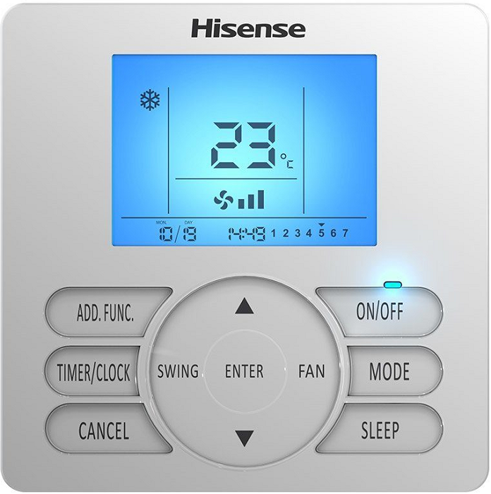 

Пульт проводной Hisense YJE-C01TE центральный контроллер, YJE-C01TE