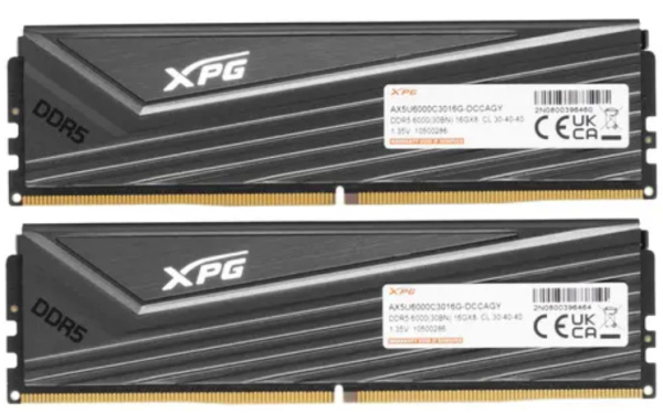 фото Модуль памяти DDR5 32GB (2*16GB) ADATA AX5U6000C3016G-DCCAGY в Красноярске