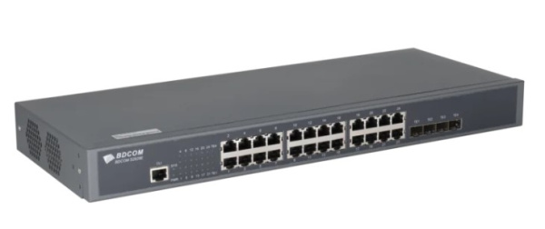 фото Коммутатор управляемый BDCom S2900-24T4X в Омске