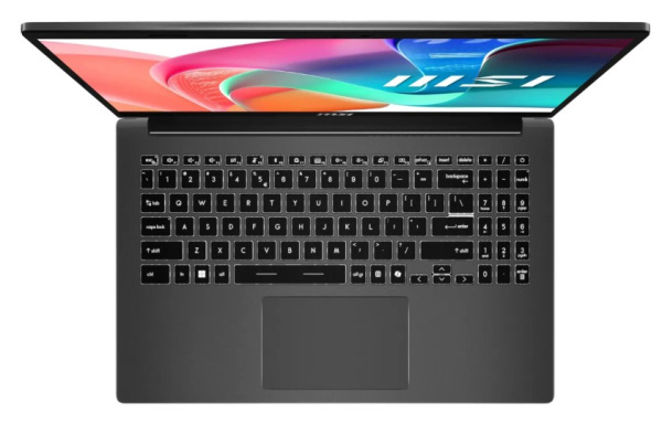 фото Ноутбук  MSI Modern 15 F1MG-1099RU в Омске 15.6 ", Core 7, 16 Гб RAM, 512 Гб SSD, Iris Xe Graphics, Серый
