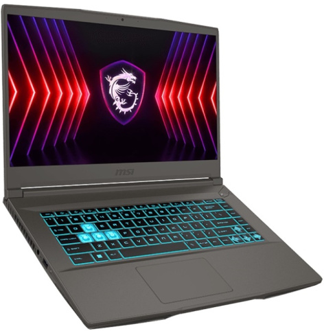 фото Ноутбук  MSI Thin 15 B12VE-1294XRU в Красноярске 15.6 ", Core i5, 16 Гб RAM, 512 Гб SSD, GeForce RTX 4050, Серый