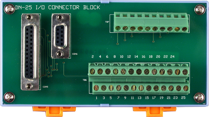 

Плата ICP DAS DN-25 CR I/O Connector Block with DIN Rail Mounting, DN-25 CR