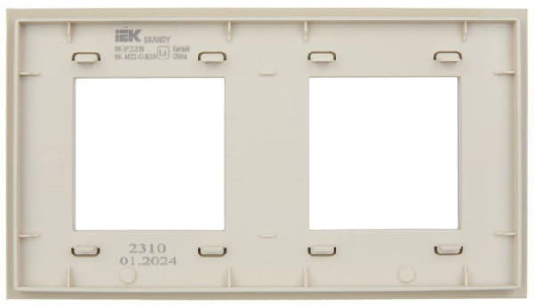 фото Рамка двойная  IEK SK-M22-G-K10 в Ростове-на-Дону