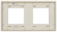 фото Рамка двойная  IEK SK-M22-G-K10 в Ростове-на-Дону