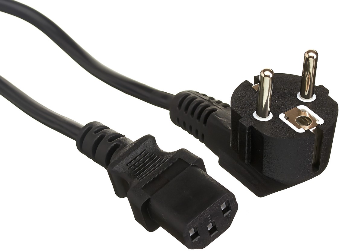 

Кабель питания Exegate PC-3P (Евровилка угловая Schuko->С13) VDE-250V-3*0.5mm2, медь, черный, 3м., PC-3P