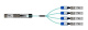 фото Кабель  LR-LINK LRAOC-QSFP28-4SFP28-3M в Уфе