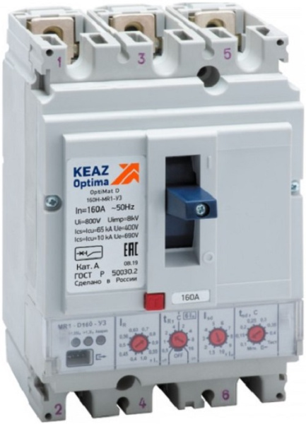 Изображение товара Автоматический выключатель КЭАЗ 285503