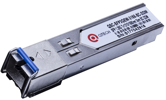 

Трансивер QTECH QSC-SFP3GEW-3155-SC-DDM 3км, 1,25Гбит/с, Tx=1310/Rx=1550нм, SC, FP, SM, DDM, QSC-SFP3GEW-3155-SC-DDM