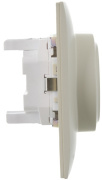 фото Розетка двухместная с заземлением IEK SK-R24-16-K10-F