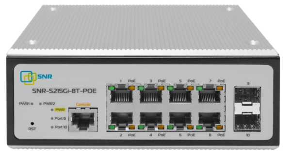 фото Коммутатор промышленный управляемый SNR SNR-S215Gi-8T-POE в Перми