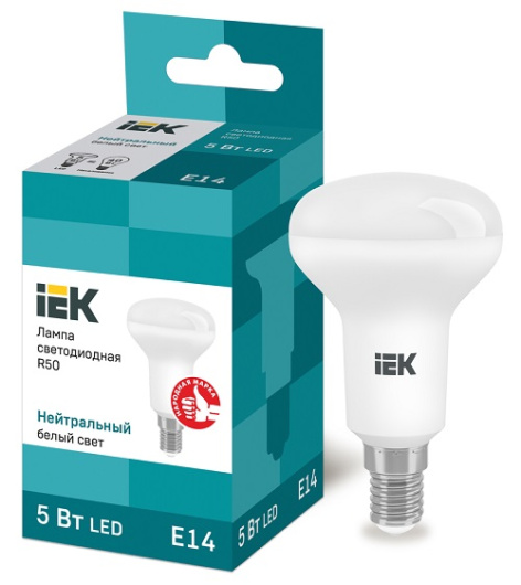 фото Лампа светодиодная IEK LLE-R50-5-230-40-E14 в Челябинске