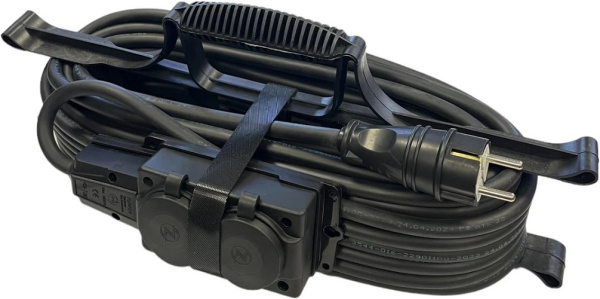 Изображение товара Удлинитель iTOK i-CONNECT-COLOR-SUR-PVS-315-2-54-40-BLACK 40 м защитой IP54