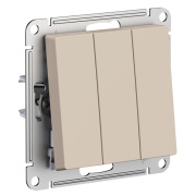 фото Выключатель трехклавишный Systeme Electric ATN001231