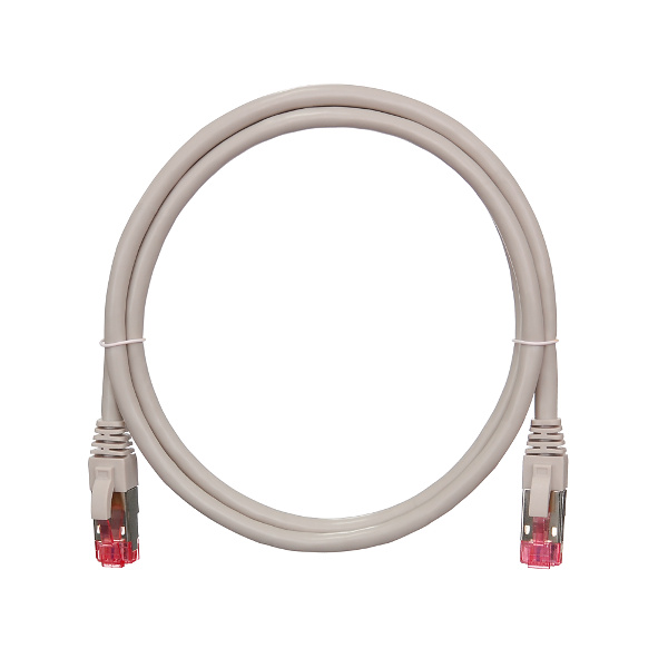 

Кабель патч-корд S/FTP 6А кат. 1м NikoMax NMC-PC4SA55B-010-C-GY 2хRJ45/8P8C, T568B, Molded, BC (чистая медь), LSZH нг(А)-HFLTx, серый, NMC-PC4SA55B-010-C-GY