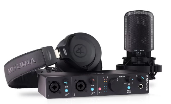 фото Аудиоинтерфейс  Arturia MiniFuse Recording Pack Black в Красноярске