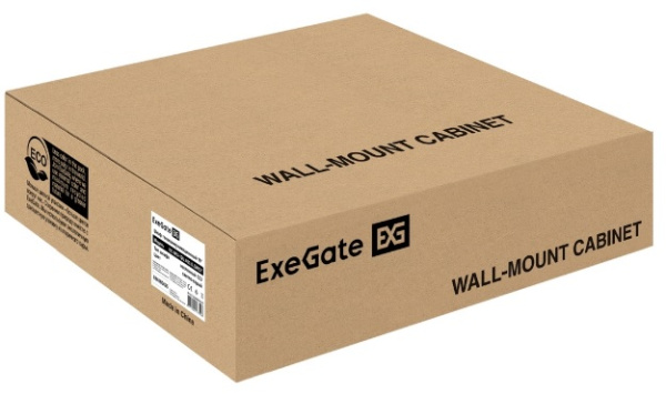 фото Шкаф настенный 19", 12U Exegate EC-WM-12U.600.G.GREY в Омске