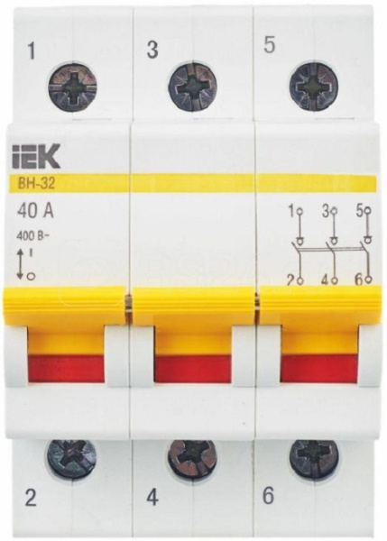 фото Выключатель нагрузки IEK MNV10-3-040 в Уфе